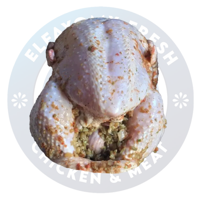 فرخة بيضاء محشية